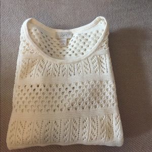 Loft cream colored sweater