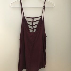 Brandy Melville tank top with cut out back detail