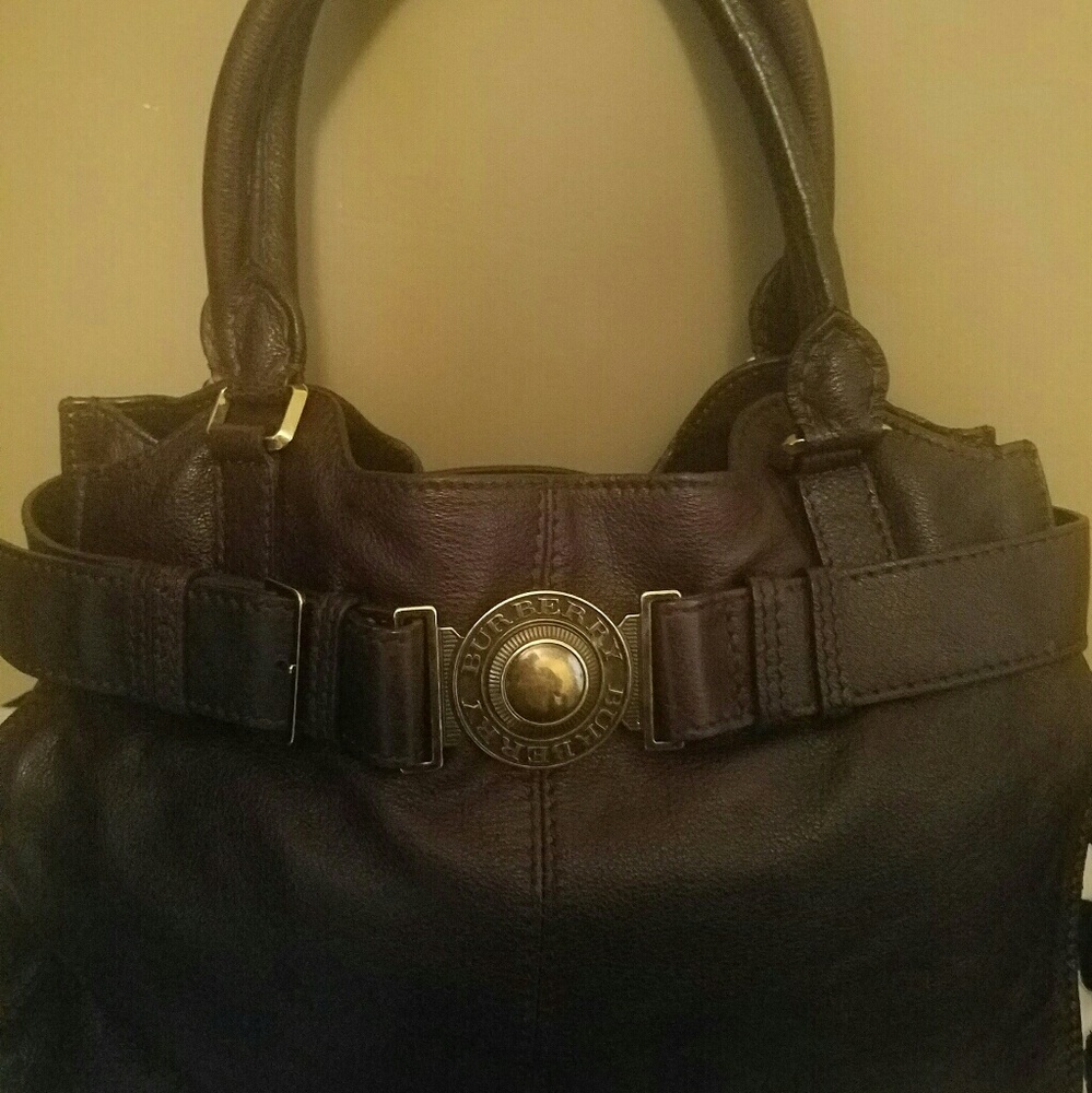 Burberry Brown All Leather handbag
