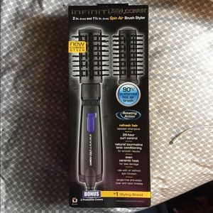 New! Infiniti Pro Conair Spin Air Curling Iron
