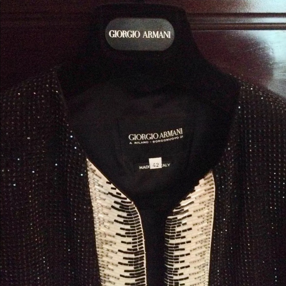 Armani vintage Swarovski evening jacket