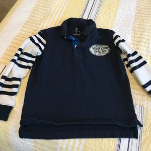 Boys size 5 lands end rugby shirt