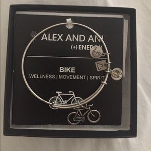 Alex and Ani Bike bracelet