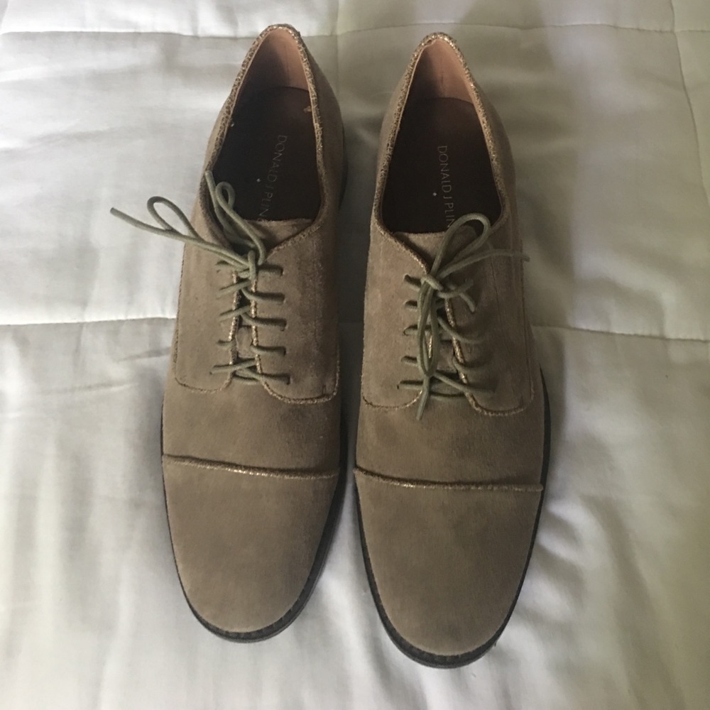 Donald J Pliner Suede Oxfords