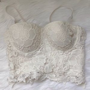 Lace bustier