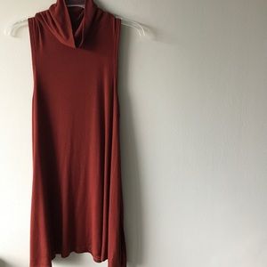 Anthropologie sleeveless turtleneck