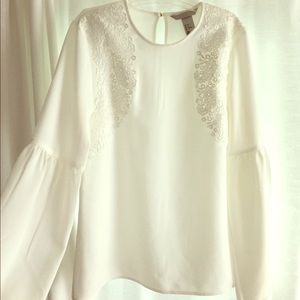 Gorgeous white top. NWOT from H&M