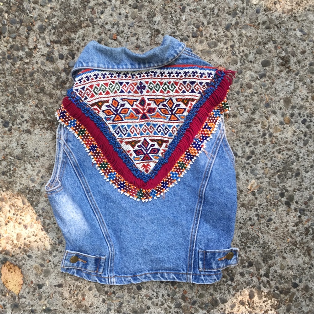 Vintage jean vest