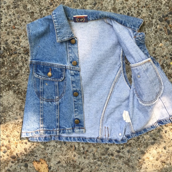 Vintage jean vest - Picture 4 of 7