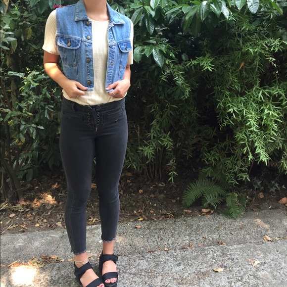 Vintage jean vest - Picture 5 of 7