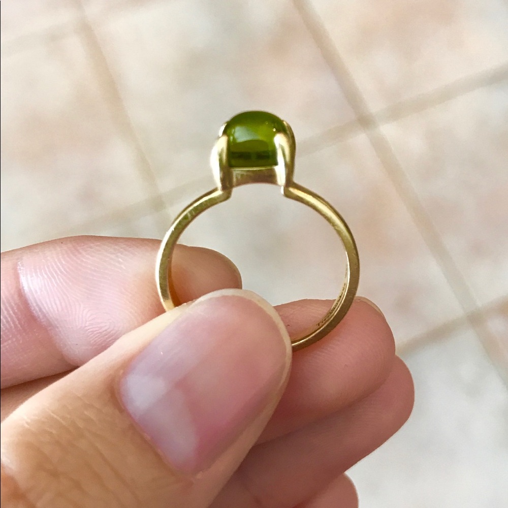 Tiffanys Stackable Peridot Gold Ring - image 1
