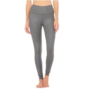 ALO YOGA HIGH WAIST AIRBRUSH LEGGING - SLATE