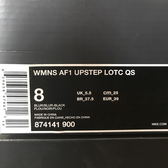 NWT Nike Air Force 1 Upstep LOTC QS WMNS , size 8 - Picture 8 of 8