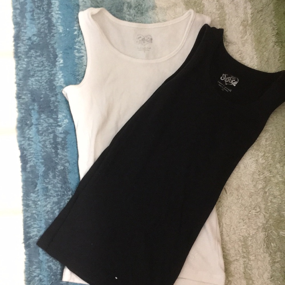 Two kids tank tops, both size 12