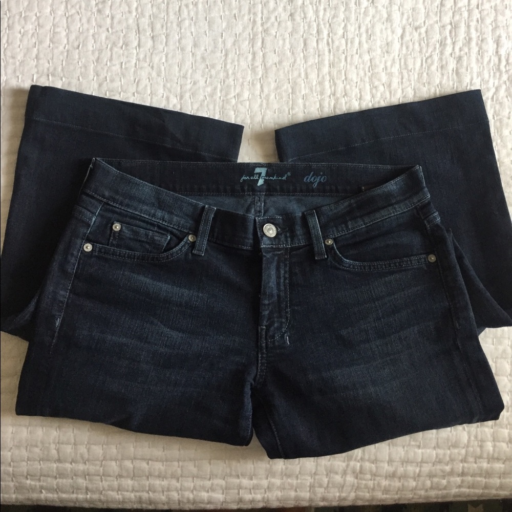 7 For All Mankind "Dojo" Embellished Flares