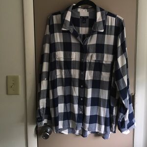GAP flannel button down
