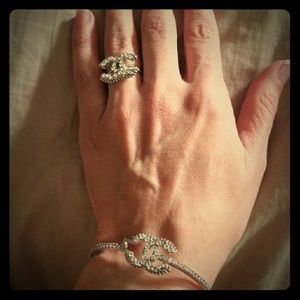 New c.c. Ring and bracelet