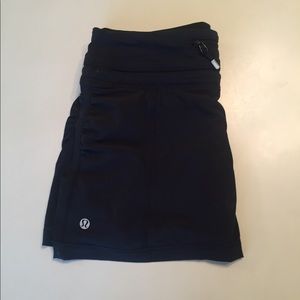 Lululemon running skirt.