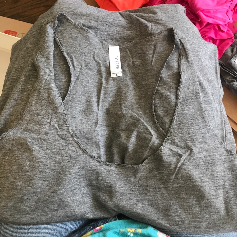 Plain Grey Tank Top