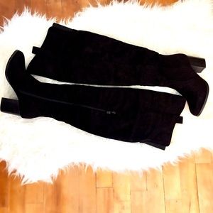 NIB over the knee suede boots