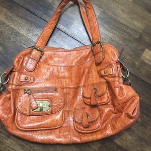 Jessica Simpson Orange Shoulder Bag