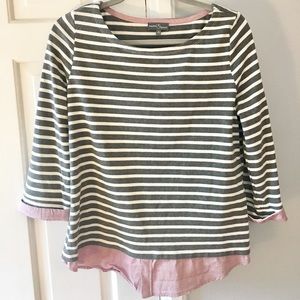 Striped layered top