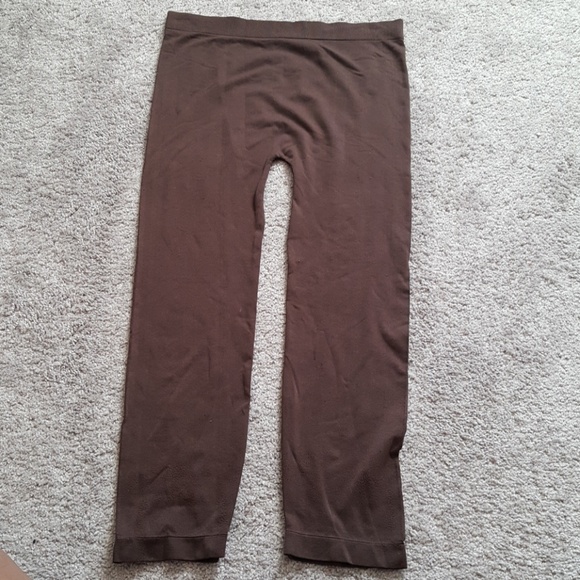 Brown tights/leggings Sz 1X/2X - Picture 1 of 3