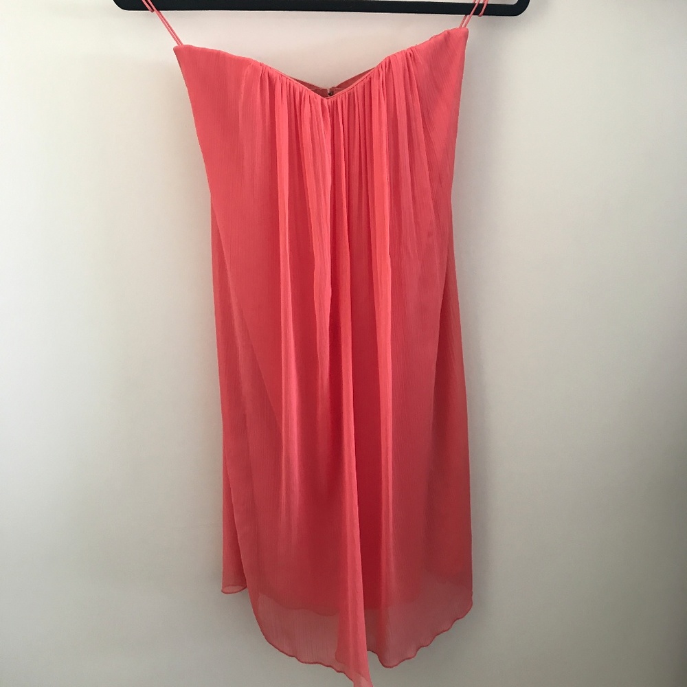 Alice + Olivia Strapless Back Cutout Dress