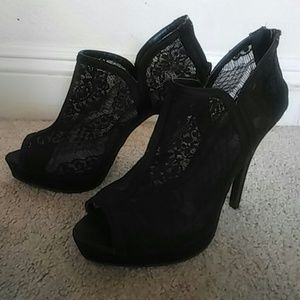 Lace heels