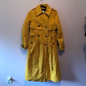 Womens Mustard Trench Coat