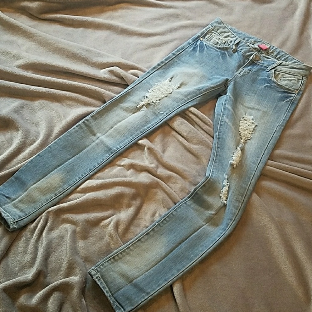 Destroyed Denim Jeans