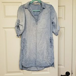 This is a super cute blue jean dress