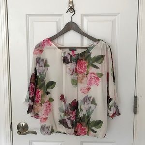 Vince Camuto floral blouse