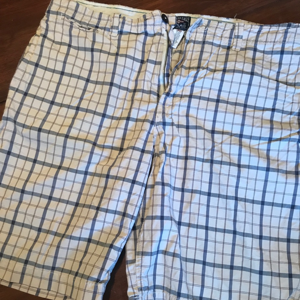 American Eagle Plaid Shorts