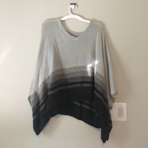 Super soft poncho style sweater