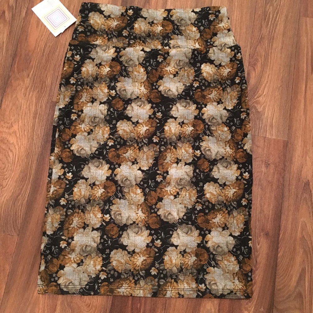 Lularoe S Cassie skirt BNWT fall colors!
