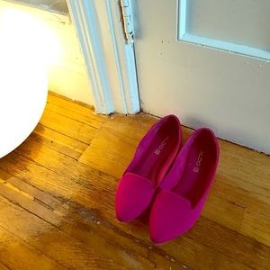 Aldo magenta oxford flats