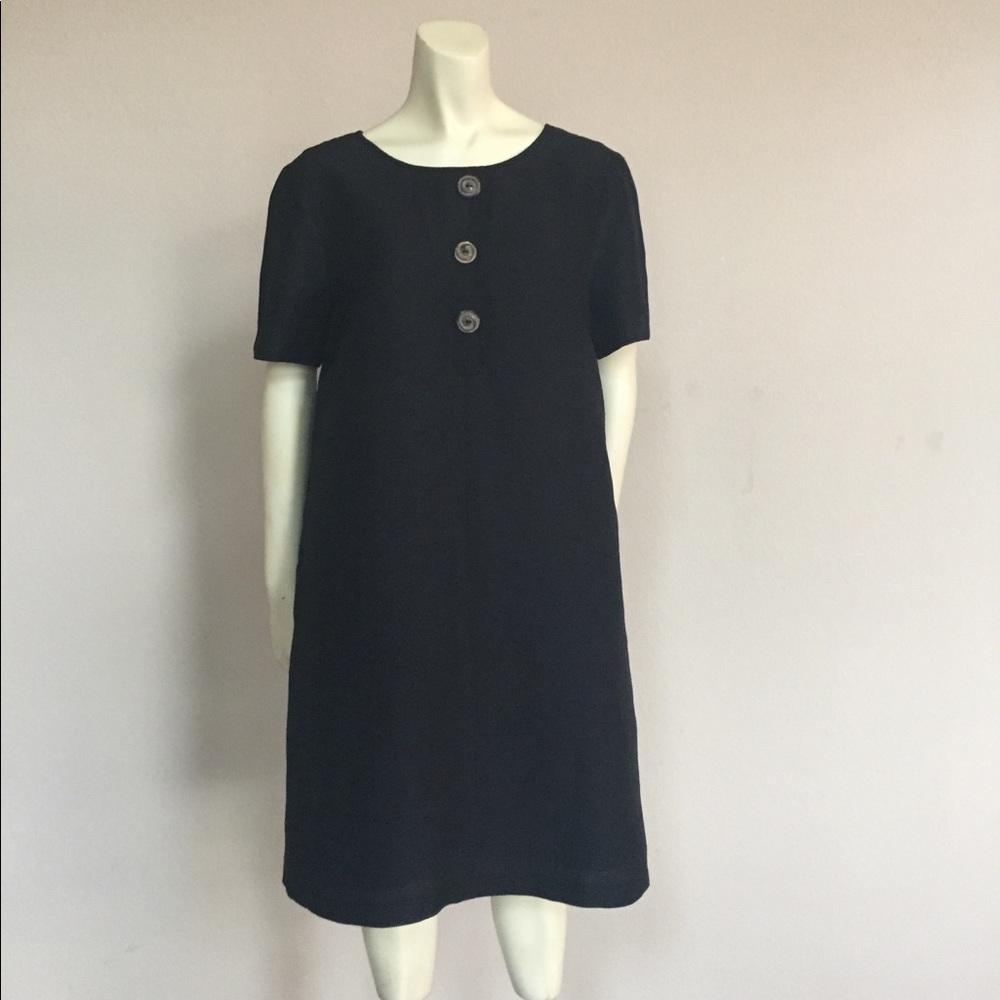 80s Evan Picone Classic Shift Dress w/ pockets, 10