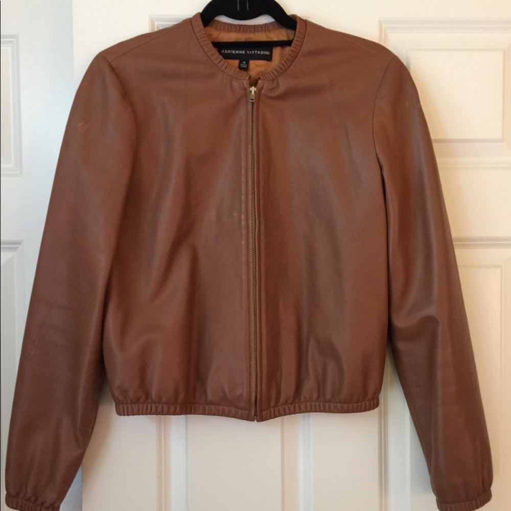 Adrienne Vittadini leather jacket