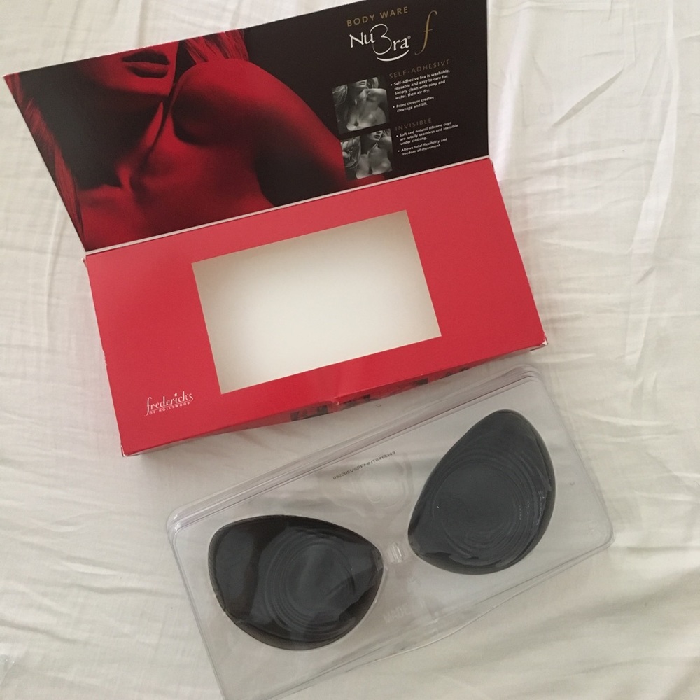 NuBra backless strapless black size A never worn!