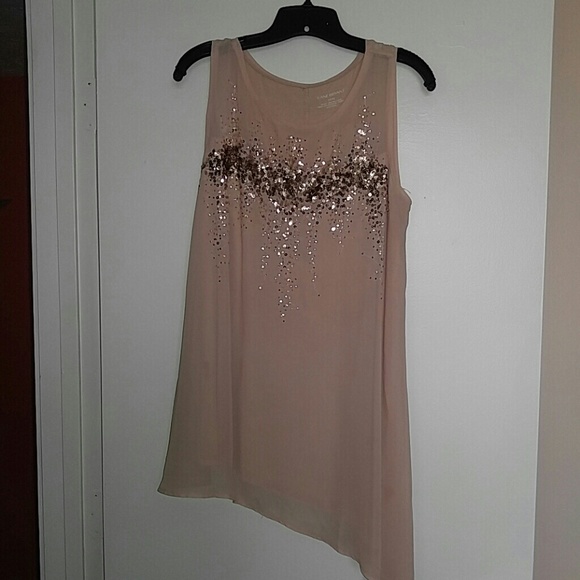 Lane Bryant Tops - Asymmetrical Sparkle Tank