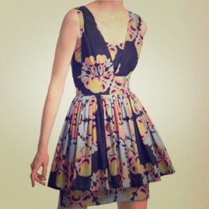 Anthropologie Leifsdottir Lotus Awakening Dress