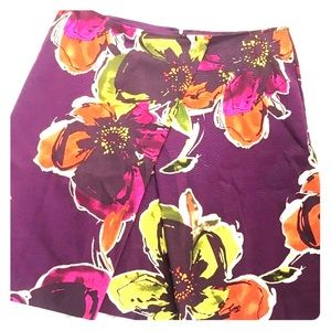 Trina Turk A-line Faux wrap skirt Sz XL