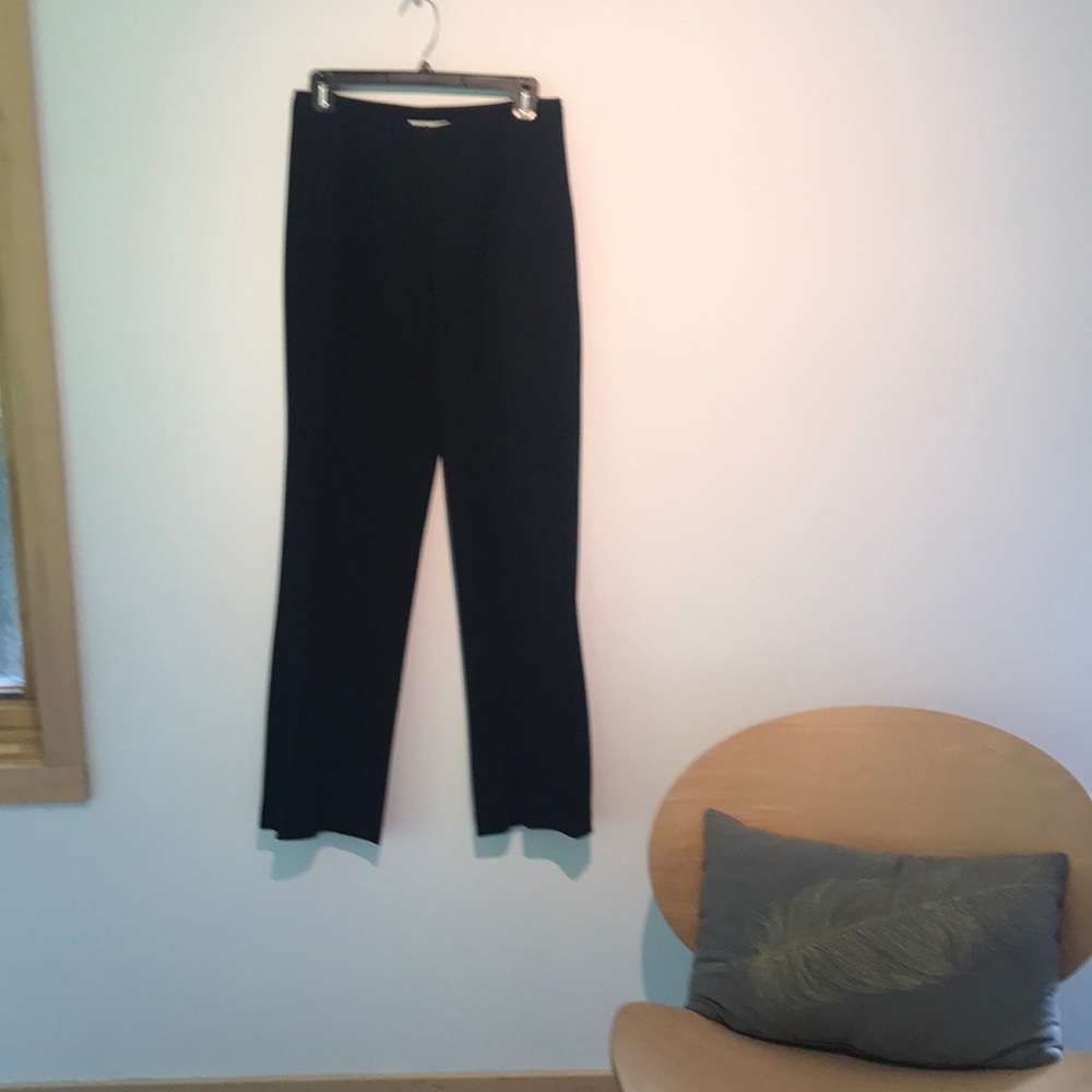 Sleek wide leg dress pant