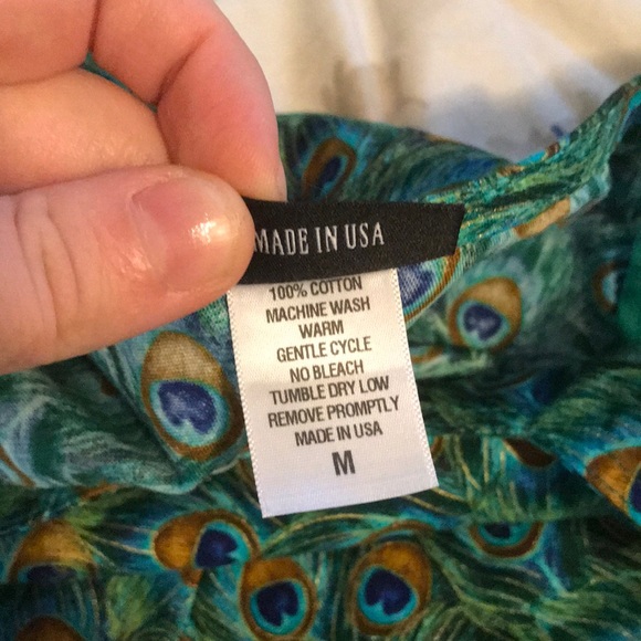 Retrolicious Medium Peacock feather dress - Picture 4 of 4