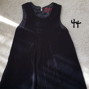 Children's Place black velvet dress