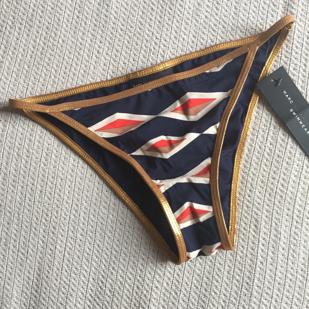 Haley Stripe Euro Bikini Bottom - Picture 3 of 7