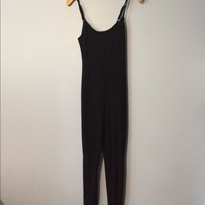 Forever 21 Small spaghetti strap rib knit jumpsuit