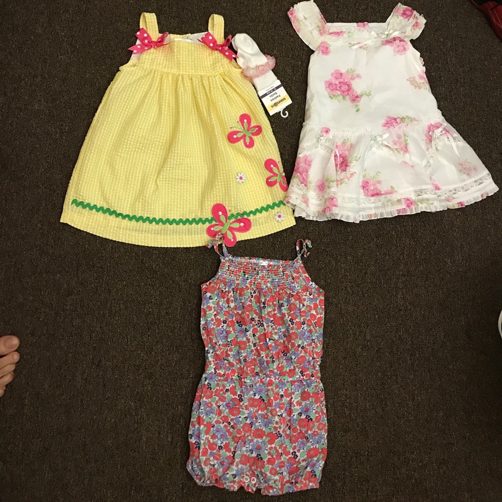 Carters Romper and Dresses