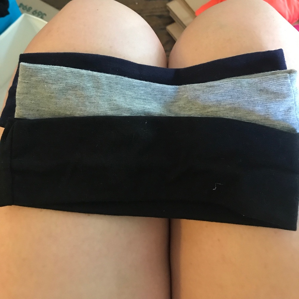 Lot of 3 cotton headbands